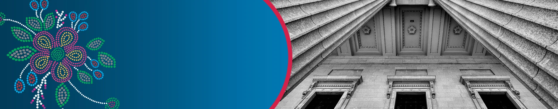Outside facade of a legislative building
